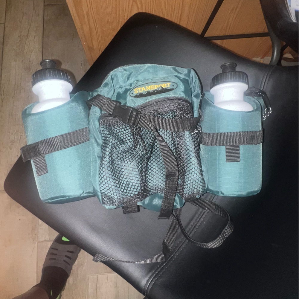 STANSPORT 2 BOTTLE CARRIER FANNY WAIST PACK Outdoor Hiking Camping Travel